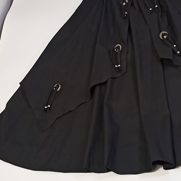 Western Collection Circle Skirt With Conchos Fringe on Outer Skirt Waist 26 in - Picture 3 of 16